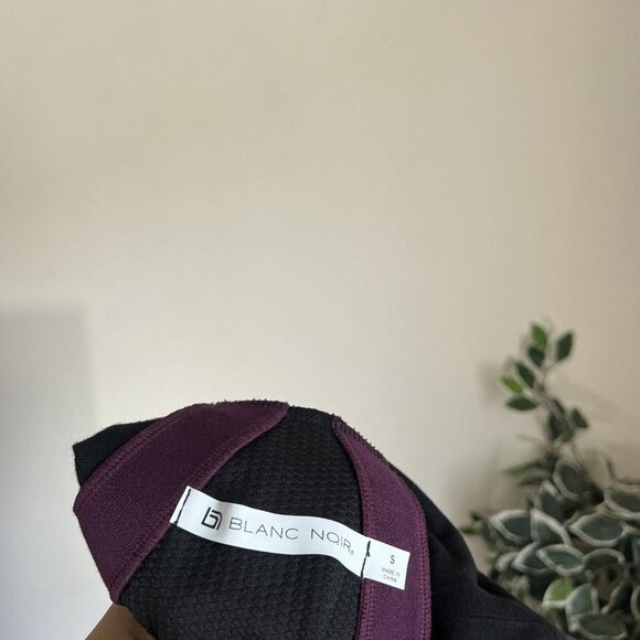 Blanc Noir Lock Funnel Neck Sleeveless Vest Pullover Tunic Mesh Pocket S New - Picture 5 of 6